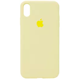 Чехол Silicone Case Full для Apple iPhone XR Mellow Yellow