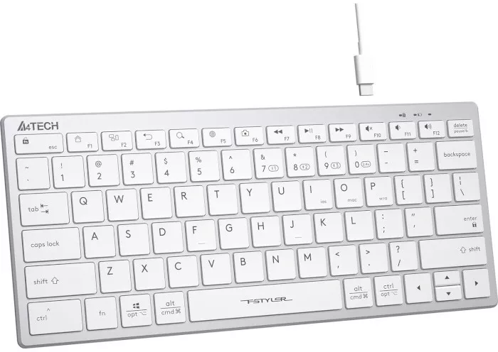 Клавиатура A4Tech Fstyler FBX51C White - фото 1