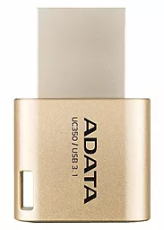 Флешка ADATA UC350 64GB Gold USB 3.1 Type-C (AUC35064GCGD) Gold - фото Флешка ADATA UC350 64GB Gold USB 3.1 Type-C (AUC35064GCGD) Gold