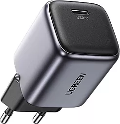 Мережевий зарядний пристрій з швидкою зарядкою Ugreen CD318 Nexode mini 20w PD USB-C home charger grey (90664)