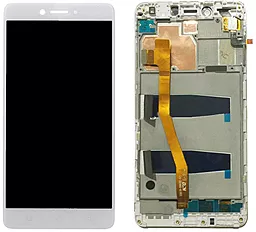 Дисплей Lenovo K6 Note, K6 Plus (K53a48) з тачскріном і рамкою, White
