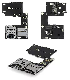 Конектор SIM-карти Motorola Moto G3 (3nd Gen) XT1540 / XT1541 / XT1548 с шлейфом - фото Конектор SIM-карти Motorola Moto G3 (3nd Gen) XT1540 / XT1541 / XT1548 с шлейфом