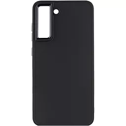 Чохол Epik TPU Bonbon Metal Style для Samsung Galaxy S21 FE Чорний - мініатюра 2