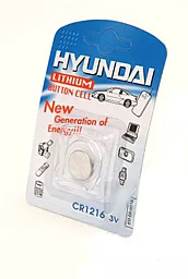 Батарейки Hyundai CR1216 1шт 3 V