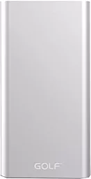 Повербанк GOLF Edge 10 10000 mAh Silver - фото Повербанк GOLF Edge 10 10000 mAh Silver
