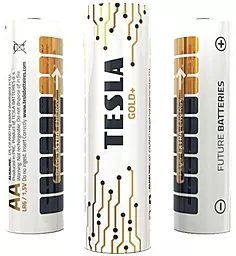 Батарейки Tesla AA / LR6 Gold+ 4шт - миниатюра 3