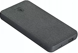 Повербанк Hama Fabric 10 10000 mAh 15W Grey (00201658) - фото Повербанк Hama Fabric 10 10000 mAh 15W Grey (00201658)