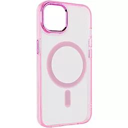 Чехол Epik Iris with MagSafe для Apple iPhone 14 Pink - миниатюра 2 Чехол Epik Iris with MagSafe для Apple iPhone 14 Pink - миниатюра 2