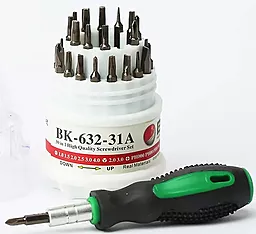 Отвёртка с набором бит Baku BK-632-31A (ручка + 30 насадoк)