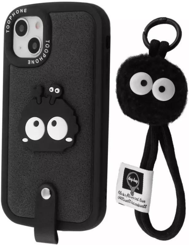 Чехол 1TOUCH Cute Toy Case для Apple iPhone 15 Black - фото 1