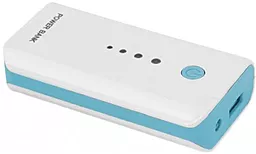 Повербанк Esperanza 5200 mAh White-Blue (EMP104WB) - фото Повербанк Esperanza 5200 mAh White-Blue (EMP104WB)