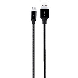 USB Кабель Proove Light Weft 12w micro USB cable Black (CCLW20001101)