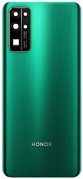 Задняя крышка корпуса Huawei Honor 30 со стеклом камеры Emerald Green - фото Задняя крышка корпуса Huawei Honor 30 со стеклом камеры Emerald Green
