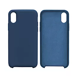 Чехол Intaleo Velvet Apple iPhone X Blue (1283126486968) - миниатюра 2