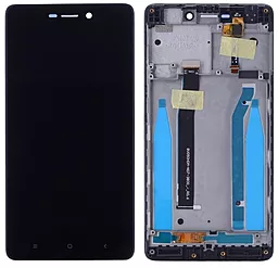 Дисплей Xiaomi Redmi 3, 3 Pro, 3S, 3S Prime, 3X з тачскріном і рамкою, Black