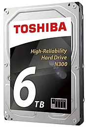 Жорсткий диск Toshiba N300 6TB 3.5" (HDEXS10ZNA51F) - фото Жорсткий диск Toshiba N300 6TB 3.5" (HDEXS10ZNA51F)