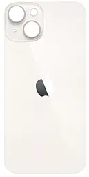 Задняя крышка корпуса Apple iPhone 14 (small hole) Starlight - фото Задняя крышка корпуса Apple iPhone 14 (small hole) Starlight