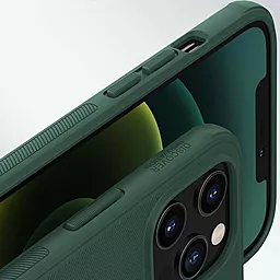 Чехол Nillkin Matte Pro для Apple iPhone 13 Pro Max (6.7")  Зеленый / Deep Green - миниатюра 3