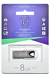Флешка T&G 8GB 117 Metal Series USB 2.0 (TG117BK-8G) Black - миниатюра 2