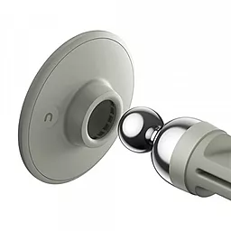 Держатель магнитный Baseus Magnetic Creamy White (SUCC000102) - миниатюра 5