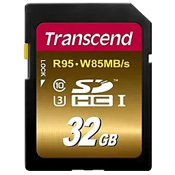 Карта пам'яті Transcend SDHC 32GB Ultimate Class 10 UHS-I U3 (TS32GSDU3X) - фото Карта пам'яті Transcend SDHC 32GB Ultimate Class 10 UHS-I U3 (TS32GSDU3X)
