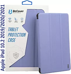 Чехол для планшета BeCover Tri Fold Hard для Apple iPad 10.2 2019/2020/2021 Purple (709657) - фото Чехол для планшета BeCover Tri Fold Hard для Apple iPad 10.2 2019/2020/2021 Purple (709657)