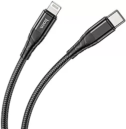 Кабель Hoco DU02 Max USB Type-C - Lightning 20w 3a 1м PD сable Black
