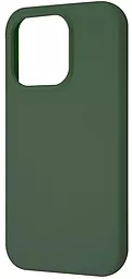 Чохол Wave Full Silicone Cover для Apple iPhone 15 Pro Pine Green
