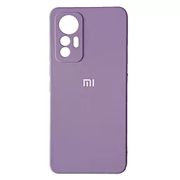 Чехол Silicone Case Full для Xiaomi 12 Lite Lilac