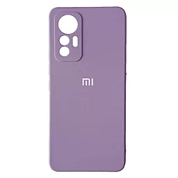 Чехол Silicone Case Full для Xiaomi 12 Lite Lilac - фото Чехол Silicone Case Full для Xiaomi 12 Lite Lilac