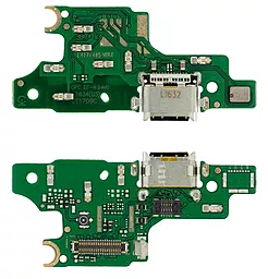 Нижняя плата Huawei Nova с разъемом зарядки и микрофоном