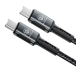 Кабель Powermax Bravo USB Type-C - Type-C 65w 3.25a 1м PD cable Black (PWRMX042PDСС) - миниатюра 5 Кабель Powermax Bravo USB Type-C - Type-C 65w 3.25a 1м PD cable Black (PWRMX042PDСС) - миниатюра 5