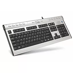 Клавиатура A4Tech KL-7MUU-R Black/Silver - фото Клавиатура A4Tech KL-7MUU-R Black/Silver