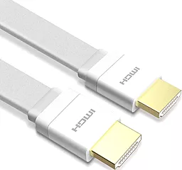 Видеокабель Veron HDMI Slim High-Speed with Ethernet V2.0 10m White
