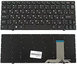 Клавіатура для ноутбуку Prestigio Smartbooks PSB116A без рамки Black