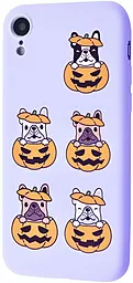 Чохол Wave Fancy Dog in pumpkin Apple iPhone XR Light Purple