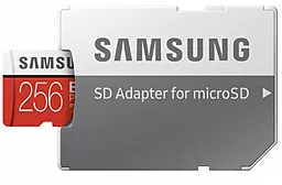 Карта памяти Samsung microSDXC 256GB Evo Plus Class 10 UHS-I U3 + SD-адаптер (MB-MC256HA/RU) - миниатюра 2