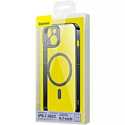 Чехол Baseus Glitter Series Magnetic Case +Glass 0.22mm для Apple iPhone 14 Black (ARMC010001) - миниатюра 6