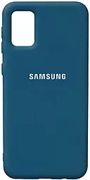 Чехол Epik Silicone Cover Full Protective (AA) Samsung A025 Galaxy A02s Cosmos Blue