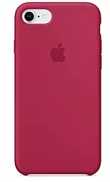 Чехол Apple Silicone case iPhone 7, iPhone 8, SE 2020 Rose Red