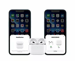 Наушники Hoco EW43 White - миниатюра 6 Наушники Hoco EW43 White - миниатюра 6