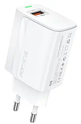 Сетевое зарядное устройство Foneng EU64 18w QC USB-A ports charger white (EU64-CH-W) - фото Сетевое зарядное устройство Foneng EU64 18w QC USB-A ports charger white (EU64-CH-W)