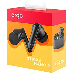 Навушники Ergo BS-730 Sticks Nano 2 Black (BS-730K) - мініатюра 9