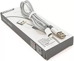 Кабель USB iKaku KSC-723 GAOFEI 12W 2.4A Lightning Cable Gray