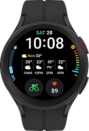Смарт-годинник Samsung Galaxy Watch5 Pro Bluetooth (45mm) Black Titanium (SM-R920NZKA)