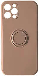 Чехол 1TOUCH Ring Color Case для Apple iPhone 12 Pro Pink Sand