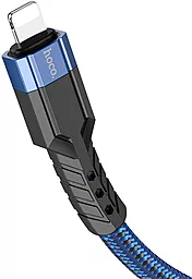 Кабель USB Hoco U110 20W 1.2M Type-C to Lightning Cable Blue - миниатюра 5