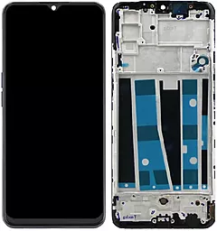 Дисплей Oppo Reno 3 4G с тачскрином и рамкой, (TFT, без функции отпечатка пальца), Black - фото Дисплей Oppo Reno 3 4G с тачскрином и рамкой, (TFT, без функции отпечатка пальца), Black