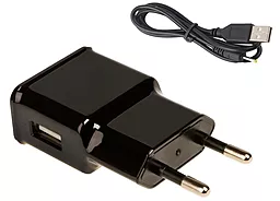 Сетевое зарядное устройство Grand-X 2.1A home charger + DC cable black (CH-03C25B)