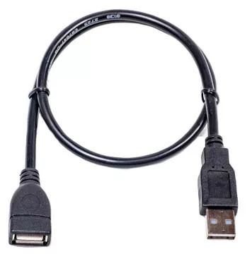 Кабель (шлейф) PowerPlant USB 2.0 AF – AM, 0.5м - фото 3